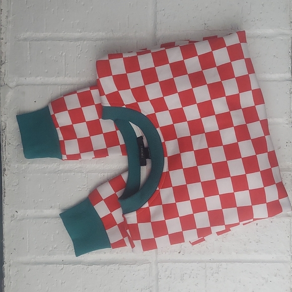 FOREVER 21 Longsleeve Checkered Crop Top - Picture 2 of 7